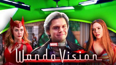 WandaVision Evan Peters Quicksilver Wanda Costumes Green Screen