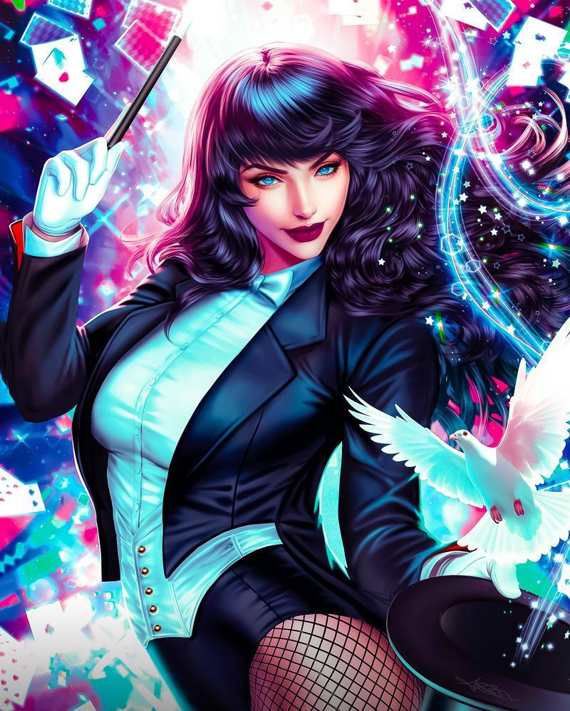 Zatanna dc cover