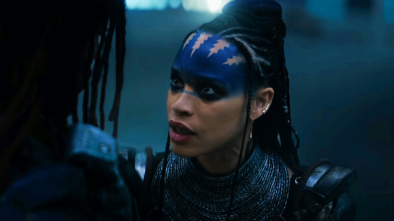 Cleopatra Coleman as Devra Bloodaxe in Rebel Moon