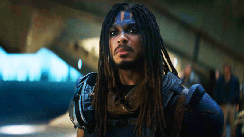 Ray Fisher as Darian Bloodaxe in Rebel Moon