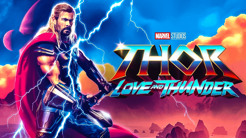 Chris Hemsworth, Thor: Love and Thunder logo