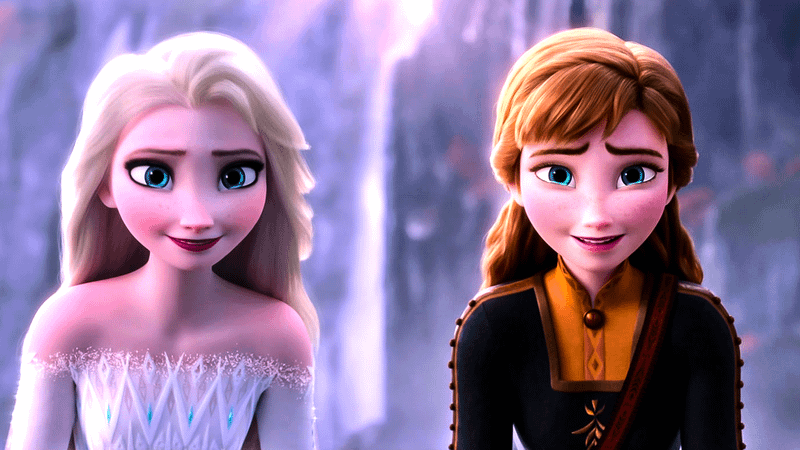 Elsa and Anna from Frozen 2